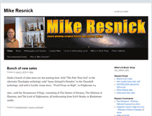 Tablet Screenshot of mikeresnick.com